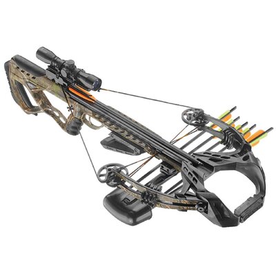 Arbalète à poulies 185 lbs GUILLOTINE-X CAMO performance