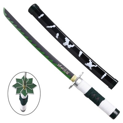 Katana compact Wakizashi 42,5cm design + socle bois