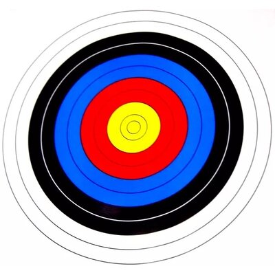 Lot de 5 cibles 40cm arme de lancer cible
