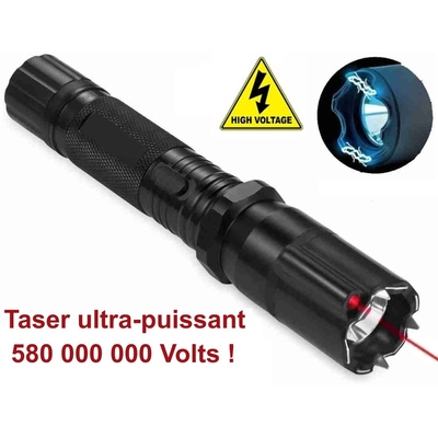Taser shocker LED laser tazer 580 000 000 volts !