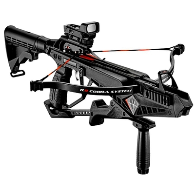 Arbalète 240 FPS COBRA R9 armement automatique + viseur et poignée
