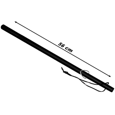Matraque caoutchouc 56cm baton - résistante et maniable