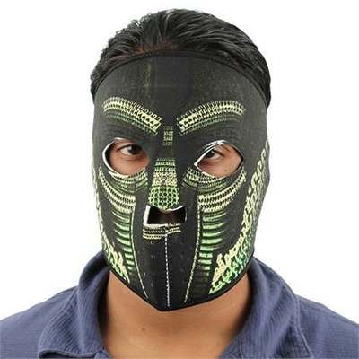 Masque en néoprène, airsoft moto biker - Design Reptile