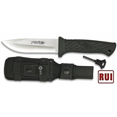 Poignard couteau 26cm + pierre fire starter - RUI K25-2