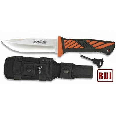 Poignard couteau 26cm + pierre fire starter - RUI K25-3