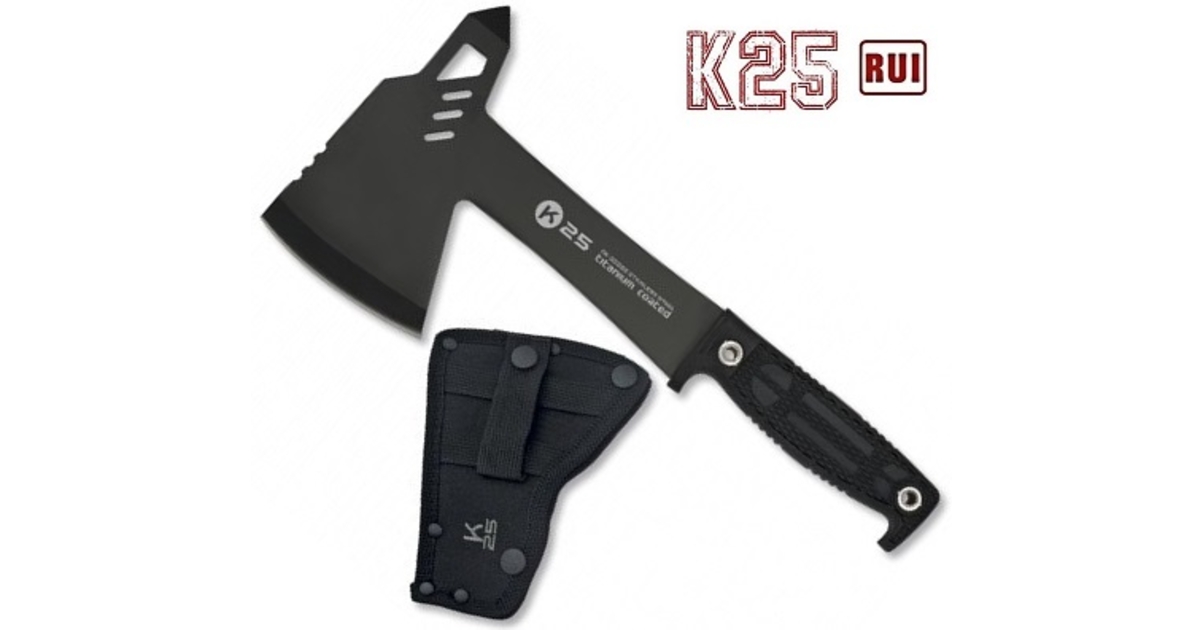 Hache Tactique Rui K25 avec lame Titanium - Coutellerie/Hache