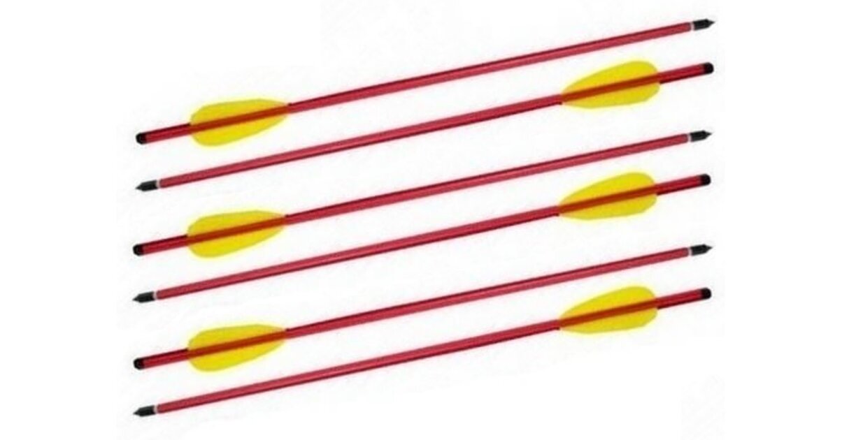 Lot De 5 Flèches En Aluminium Pour Arbalète 40cm - Anglo Arms