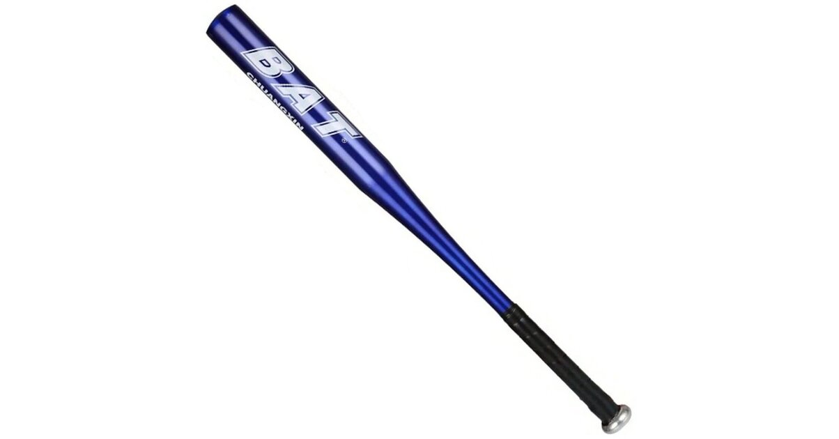 Batte De Baseball Aluminium 86cm 34 Pouces - Légère Solide Noir - Adulte Pro
