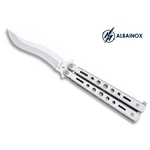 Balisong couteau papillon 22cm lame design - ALBAINOX