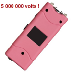 Taser shocker électrique rose + étui - Tazer 5 000 000 volts !