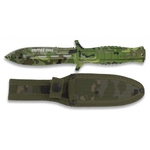 Poignard couteau 24cm camouflage militaire.