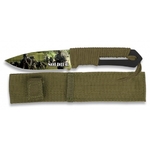 Couteau soldat militaire 21,5cm - Full tang tout acier.
