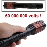 Taser shocker 50 000 000 volts ! POLICE LED + Tazer puissant