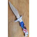 Couteau pliant 21cm de rue USA - Design drapeau américain...