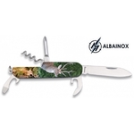 Couteau multifonction acier 5 outils ALBAINOX Chevreuil