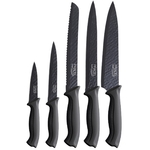 Coffret couteaux PRADEL couteau de cuisine table - Acier noir knive..