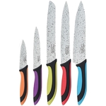 Coffret couteaux PRADEL couteau de cuisine table - Pierre blanche couleur..