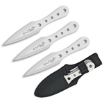 3 Couteaux de lancer 16,5cm couleur blanc ALBAINOX