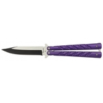 Couteau papillon balisong 22,5cm violet ALBAINOX.