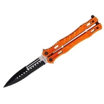 Couteau papillon night fighter - balisong orange