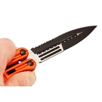 Couteau papillon night fighter - balisong orange....