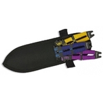 3 Couteaux de lancer 19cm multicolore ALBAINOX.