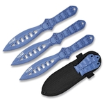 Lot 3 couteaux de lancer 19cm Bleu Nuit ALBAINOX