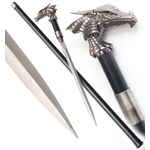 Canne épée bâton de marche 96cm Dragon