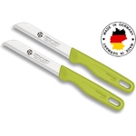 Lot 2 couteaux de table Top Cutlery Allemagne vert