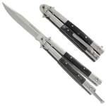 Classical_Heavy_Duty_Black_Swirl_Marble_Butterfly_Knife