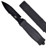Couteau de botte dague ceinture 23cm noir SCH