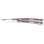 Couteau 23,5cm balisong acier