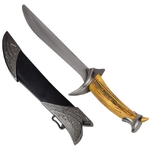 Dague ornementale 27cm fourreau métal lame acier
