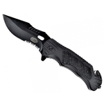 Couteau pliant 21,5cm tactique noir SCH