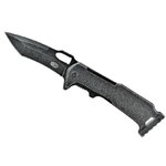 Couteau tactique pliant 22cm métal gris SCH