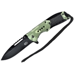 Couteau 22cm pliant paracorde camouflage
