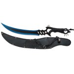 Epée machette MAD MAX tout acier noir bleu
