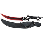Epée machette MAD MAX 61cm acier noir rouge