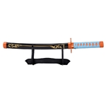 Petit Katana Wakizashi 43cm design socle bois