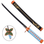 Petit Katana Wakizashi 43cm design + socle bois