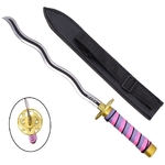 Petit Katana Wakizashi 43cm lame design fourreau cuir