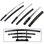 Lot 3 katanas sabre japonais + socle Katana