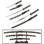 Lot 3 katanas design sabre japonais + socle Katana2