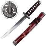 Lot 3 katanas dragon rouge2