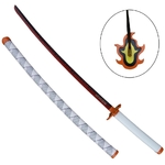 Katana design arme 103cm fourreau bois décoré