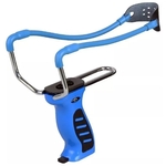 Lance-pierre slingshot fronde bleu pro + 50 billes offertes
