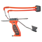 Lance-pierre slingshot fronde orange 50 billes offertes