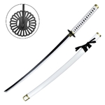 Katana sabre japonais 96,5cm blanc fourreau bois