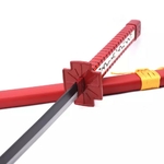 Katana sabre 97,5cm rouge fourreau bois