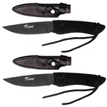 Lot de deux couteaux tactique lancer Léopard